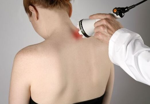 Electroforese da rexión cervical