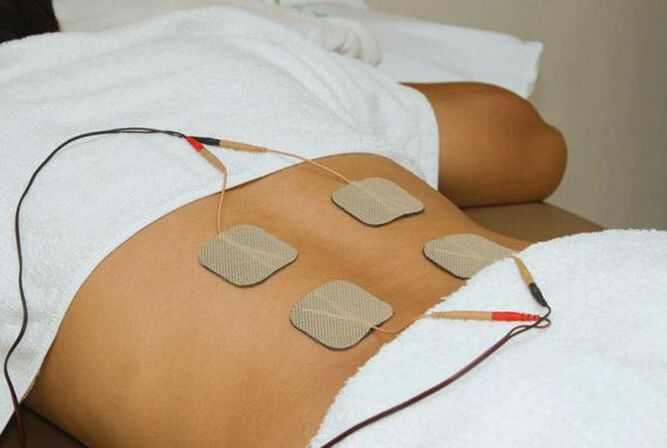 Electroforese para o tratamento da osteocondrose torácica